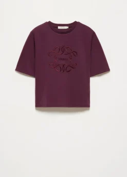 T-shirt met borduurwerk