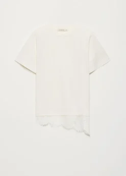 T-shirt met kant