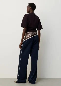 T-shirt met rijgplooien