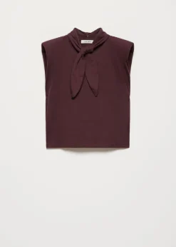 T-shirt met sjaal