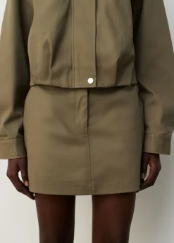 Twill a-lijn skort