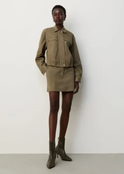Twill a-lijn skort