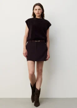 Twill tailored skort