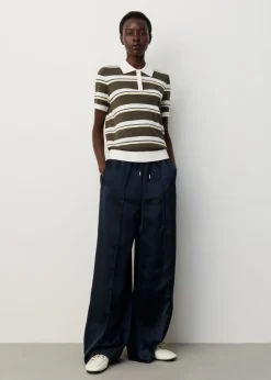 Wijde sportieve pantalon