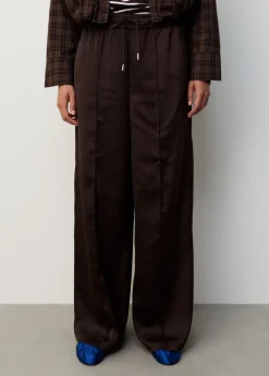 Wijde sportieve pantalon