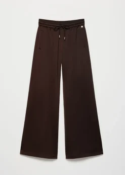 Wijde sportieve pantalon