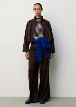 Wijde sportieve pantalon